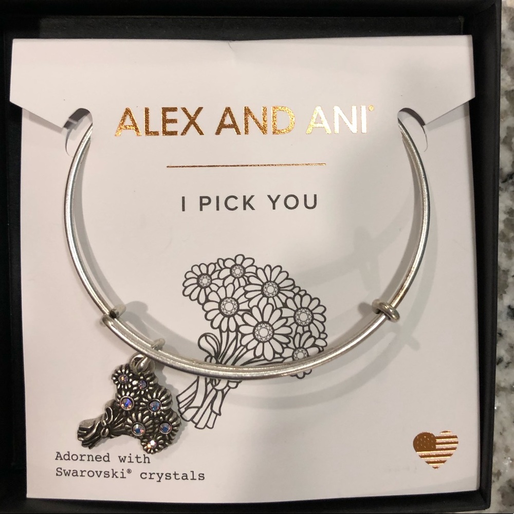 Alex and Ani: I Pick You Silver Bangle